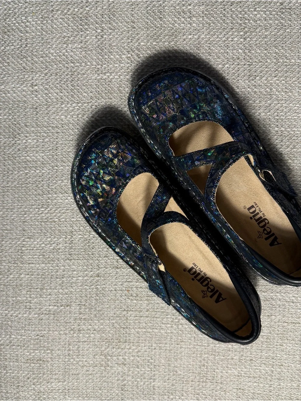Alegria Blue Multi Mary Jane Comfort Shoe